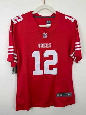 Nike 49ers Jersey #12 T.Jerrell Red NFL On Field XL NWT Football San Francisco